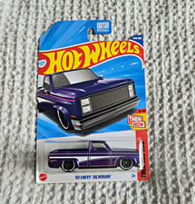 Hot Wheels '83 Chevy Silverado - Purple Dollar General Exclusive picture