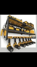 Power Tool Organizer Charging Station, 7 Power Tool Slots & 2 Shelves 3 Tier New picture