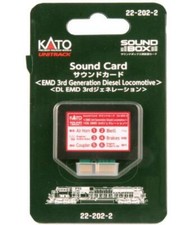 Kato 22-202-2 A Scale 3rd Gen EMD Diesel Sound Files Card Fits Soundbox New picture