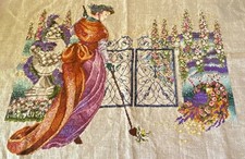 Finished Cross Stitch Mirabilia My Lady's Garden Nora Corbett Completed Unframed picture