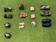 Vtg Artisan Beads Assorted Materials Lot Of 15 So Beautiful picture