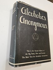 Alcoholics Anonymous Big Book 2nd Edition 16th Printing 1974 Dust Jacket picture
