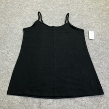 Torrid Cami Tank Top Womens 2X Deep Black Foxy Jersey Stretch Adjustable Strap picture