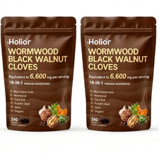 2 Pack Holior Wormwood Black Walnut Clove Botanical Supplement 240 Softgels picture