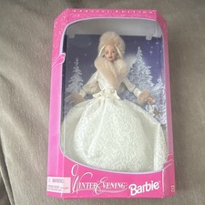 Barbie Winter Evening Special Edition Fashion Doll 11in Blonde Blue Eyes picture