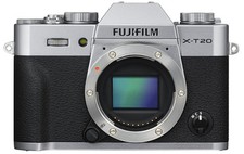 FUJIFILM X-T20 XT20  Silver Mirrorless Body 8fps WiFi Touch Display picture