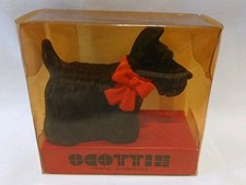 Vintage Dept 56 Scottie Dog Scottish Terrier Pencil Sharpener Plastic New In Box picture