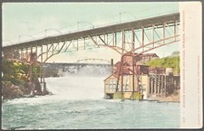 Spokane WA Monroe Street Bridge & Falls Edward H Mitchell Early 1900s picture