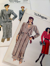 Lot Vogue 9391 9100 Dress Jacket Skirt Sewing Pattern Ladies 8 10 12 Very Easy picture