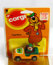 CORGI 1981 Hanna-Barbera Yogi Bear Jeep Diecast Car Yellow MIP Vintage NOS picture