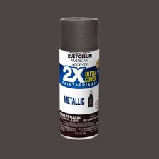 Oil Rubbed Bronze Metallic Spray Paint 12 oz Ultra Cover 2X Fast Drying Finish picture