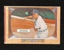 1955 Bowman - Minnie Minoso #25 VG- VG-EX White SOX picture