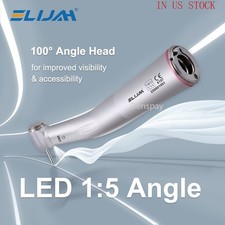 NSK Ti-MAX X95L Style Dental 1:5 LED Fiber Optic Contra Angle Handpiece Red Ring picture