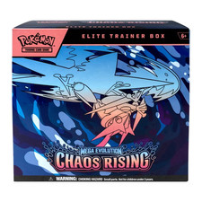 Pokemon TCG Mega Evolution Chaos Rising Elite Trainer Box Fennekin 9 Booster Pks picture