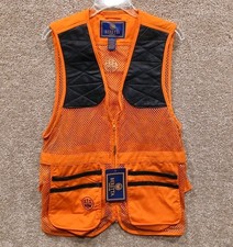 BERETTA Unisex Full Mesh Breathable Competition Shooting Vest Small NEW NWT picture