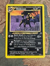 2001 UMBREON Pokémon TCG 32/75 Neo Destiny Rare English Vintage LP picture
