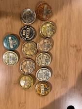 Nys Vintage Hunting, Fishing, Trapping License Badges  1932-1941 picture
