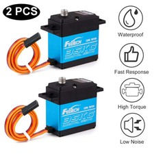 2pcs 35KG Digital Servo Full Metal Gear High Torque Waterproof W/ 25T Servo Arm picture