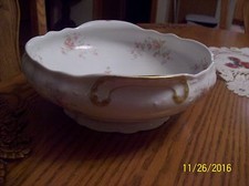  Limoges France Vtg. Schleiger Rose Blossom Oversized Bowl Theodore Haviland picture