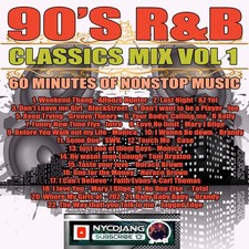 2CDS 90'S R&B CLASSIC MIX VOL 1 &2 NON STOP MUSIC VARIOUS ARTISTS picture