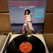 MARLENA SHAW - Love is in flight PROMO 1988 LP Polydor 837312-1 Ex Vg+++ picture