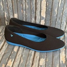 Vivaia Tamia Walker Flats Loafers Shoes Womens Size 10 US 41.5 Black Blue picture