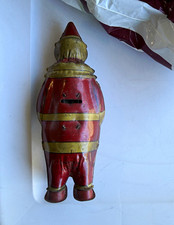Vintage 1930s Lindstrom Tool & Toy tin  lithographed Santa Claus Figure picture