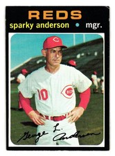 1971 Topps Baseball set SP HIGH #688 Sparky Anderson VG-EX/EX  Cincinnati Reds picture
