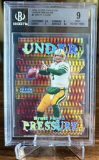 1999 Fleer Tradition Under Pressure Brett Favre BGS 9 Low Pop picture