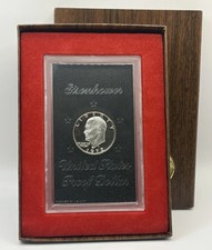 1972-S Eisenhower Silver Proof Dollar *Brown Ike* In OG Presentation Box picture