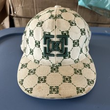Original RARE KR3W Fitted Trucker Cap  Green WITH K Logo On Cap Skate picture