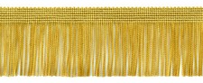 Chainette Fringe Trim 2 inch, Style# CF02, Color# C4 - Antique Gold [27 Yards] picture