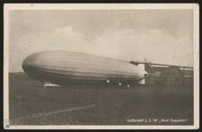 Germany 1929 Graf Zeppelin RPPC Austria Vienna  Mi21 Error Bordpost Cover 111990 picture