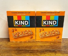 KIND Caramel Almond Sea Salt Snack Bars 12 Count 2 Packs, Gluten Free 6g Protein picture