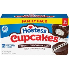 Hostess Cupcakes, Chocolate Snack Cakes, 22.22 oz Box (14 Count)  picture