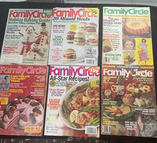 Vintage Family Circle Magazines 1986, 1987 (2), 2000, 2014 (2),  Lot Of 6 picture