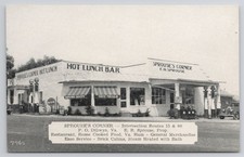 Sprouse's Corner Dillwyn Virginia VA Hot Lunch Bar Esso Gas Postcard a21953 picture