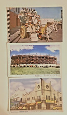 Lot (3) Baja CA Mexico~Foreign Club , Bull Ring, Donkey Tijuana~Vintage Postcard picture
