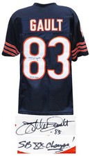 WILLIE GAULT Signed Bears Navy Throwback Jersey w/SB XX Champs - SCHWARTZ picture