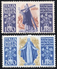 Italy Stamps # C127-8 MNH VF Scott Value $130.00 picture