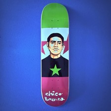 Rare Chico Brenes Chocolate Skateboards Portrait Series Deck 1997 Evan Hecox NOS picture