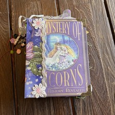 Fairy Woodland Magic Junk Journal HC Mystery Of Unicorns Decorated 3 Signatures picture