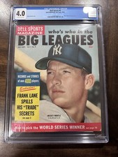 1959 Mickey Mantle CGC 4 NY Yankees Baseball Dell Sports Magazine MLB picture