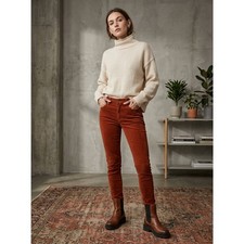 AG Adriano Goldschmied “The Farrah Skinny” high-rise skinny pants in rust/copper picture
