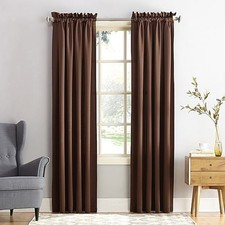 Sun Zero Curtain Panel 54x84 Light Filtering Rod Pocket Single Panel picture
