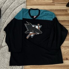 Vintage San Jose Sharks Maska Air Knit NHL Hockey Jersey XXL VTG 90s 1990s Y2K picture