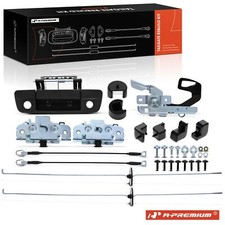 A-Premium Tailgate Hardware Rebuild Kit w/ Cable & Rods with Keyhole for Dodge picture
