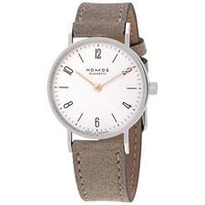 Nomos Tangente 33 Duo Manual Winding White Dial Unisex Watch 120 picture