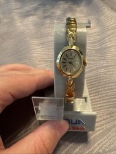 Vintage Women’s Acqua classic Wind  Gold Toned watch never Need A Battery Again picture