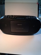 Sony CFD-S50 CD AM/FM Radio Aux-In Cassette-Corder Portable Boombox MP3s Works  picture